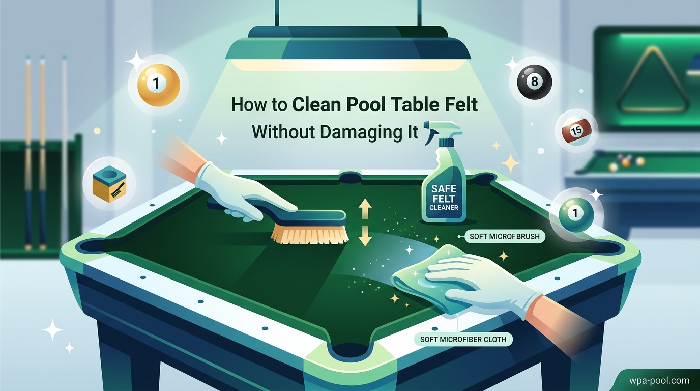 How to Clean Pool Table Felt Without Damaging It