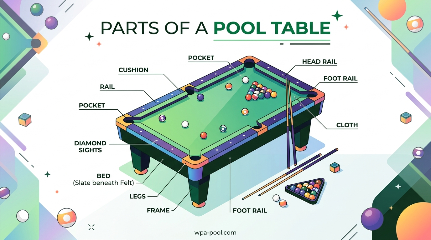 Parts of a Pool Table