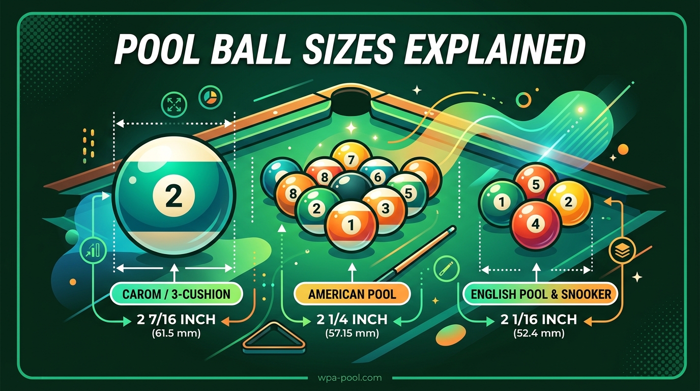 Pool Ball Sizes
