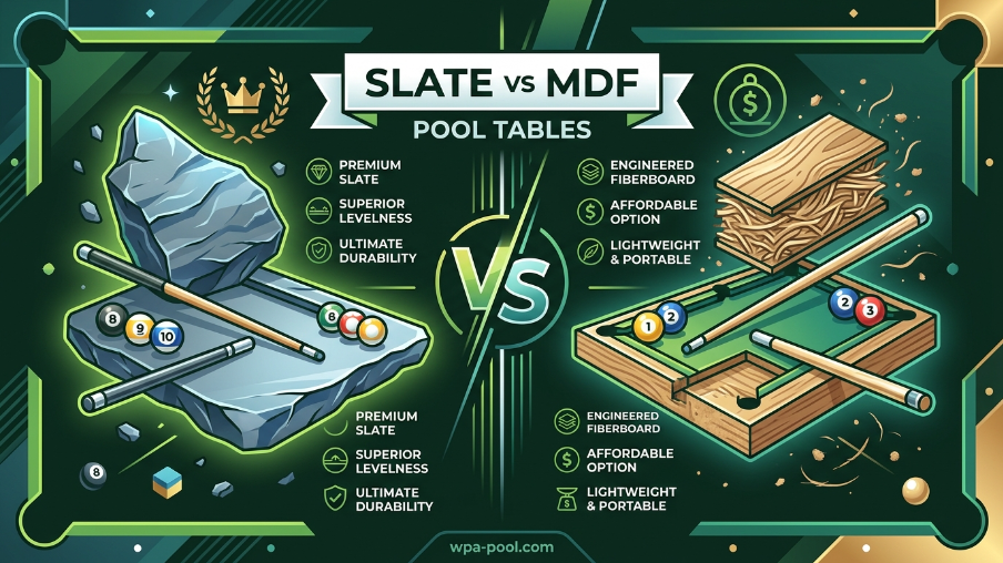Slate vs MDF Pool Tables
