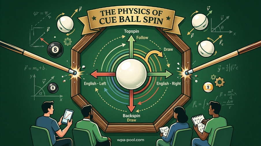 The Physics of Cue Ball Spin