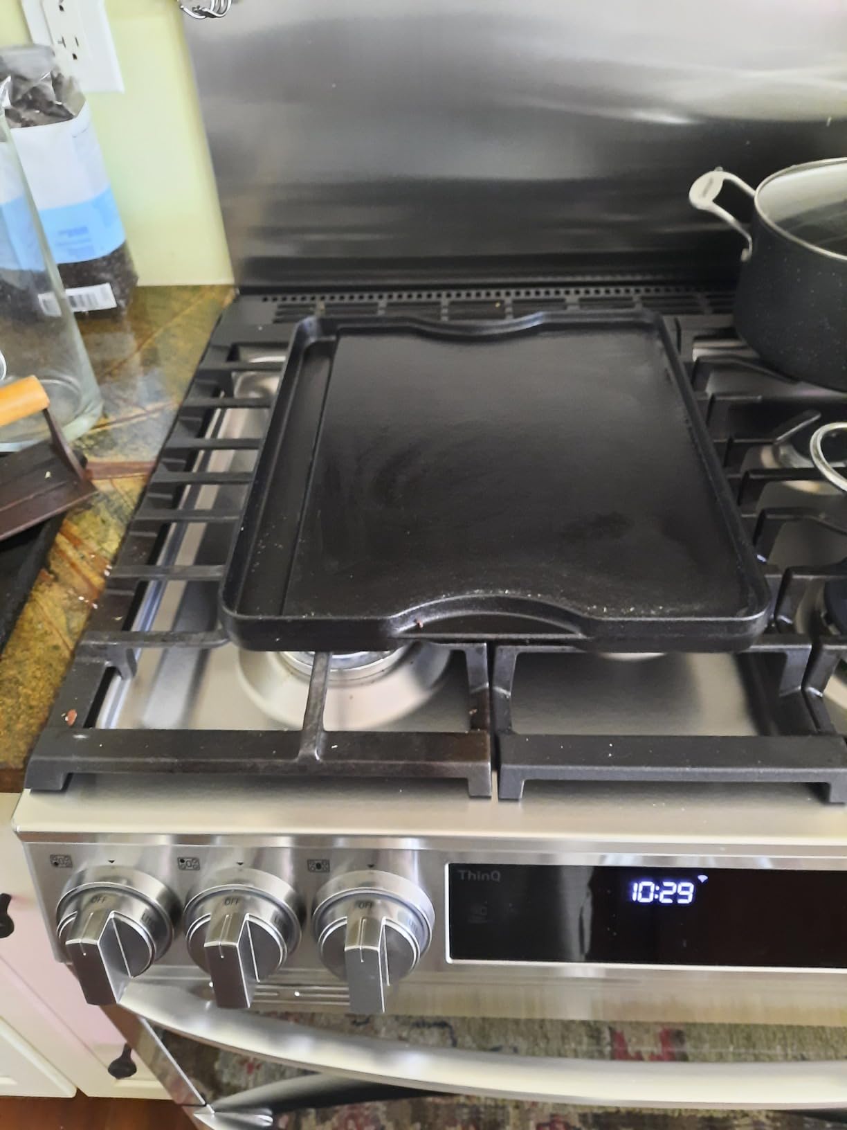 Camp Chef Cast Iron Griddle - 14 x 16, Non-Stick Grill/Griddle Sides customer photo 2