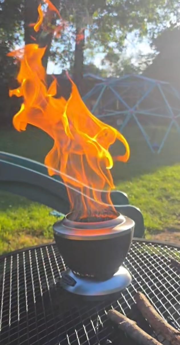 Cuisinart Outdoor Fire Pit, Cleanburn Smokeless System, Wood Burning, 24