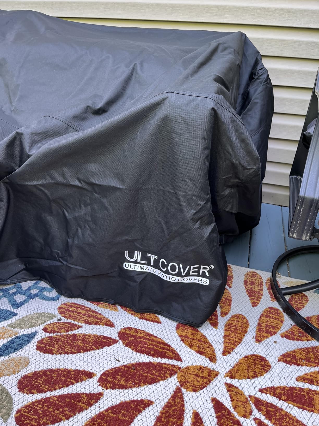 ULTCOVER Patio L-Shaped Left Facing Sofa Cover Waterproof for 6-Seater Outdoor Sectional Furniture Couch 85