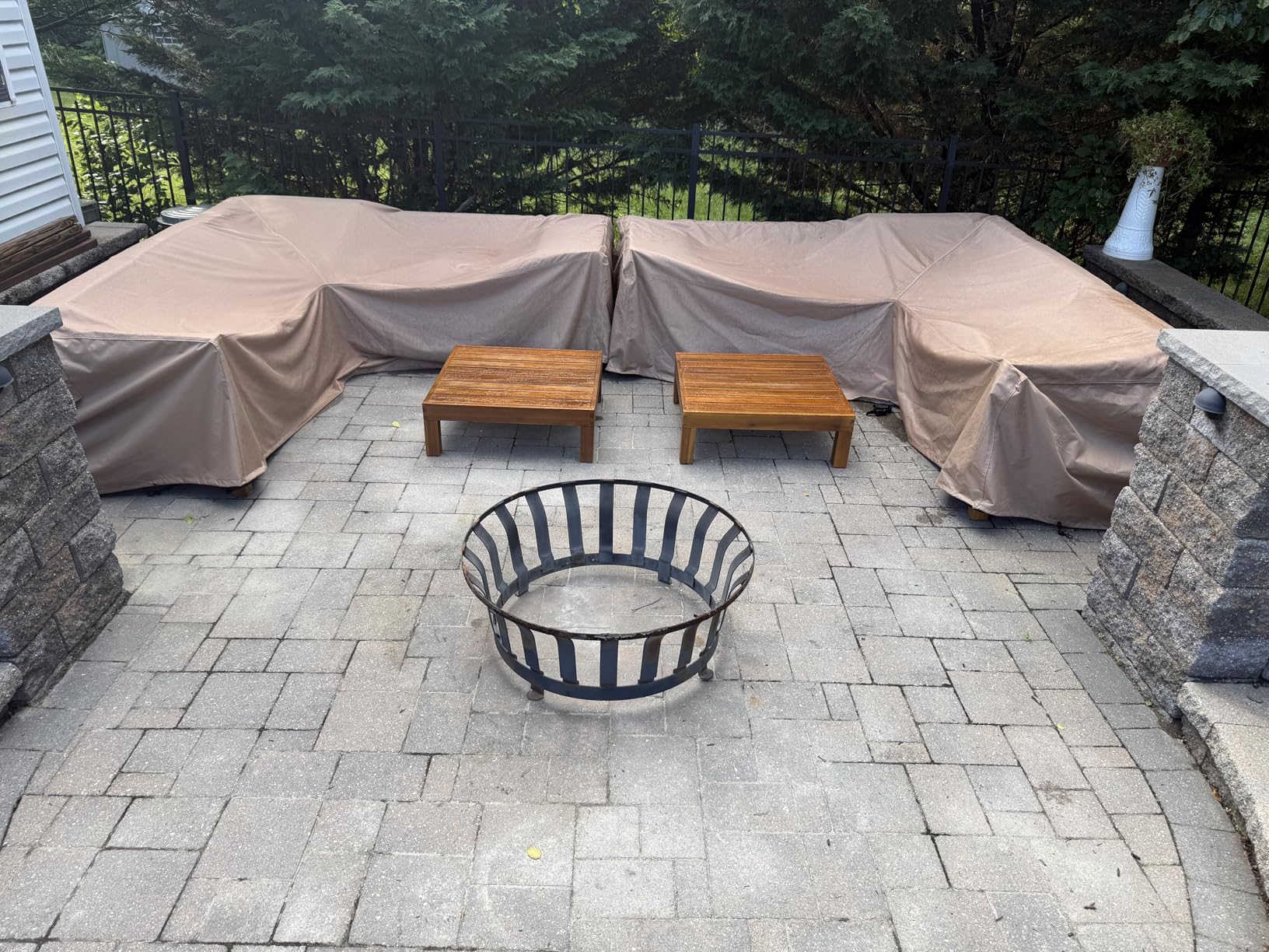 iBirdie Outdoor Patio Furniture Cover fit 104 x 83 inch, 103 x 80, 102 x 79 L-Shaped Sectional Sofa, Waterproof Weatherproof Heavy Duty 600D Garden Cover for Outside L Shape Couch customer photo 1