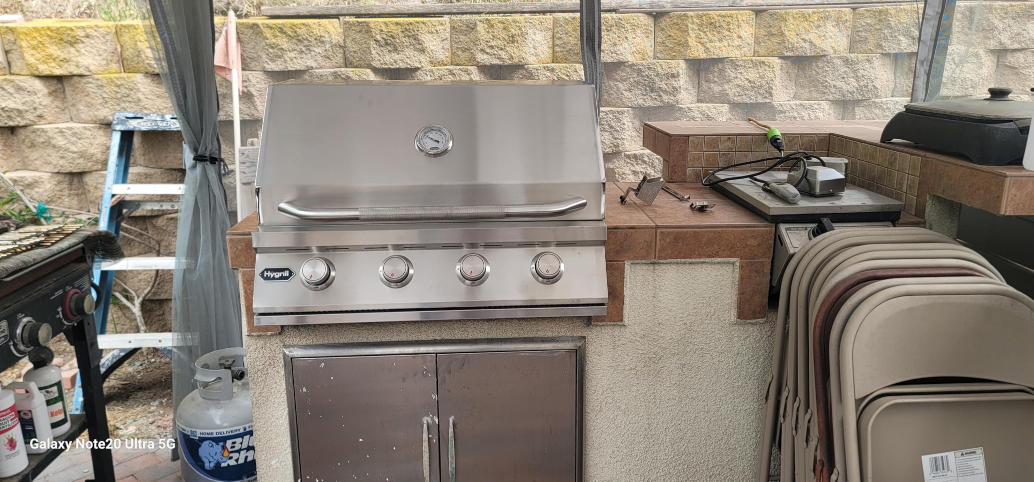 Hygrill STD Series 40-Inch Built In Grill, Stainless Steel 5-Burner Grill Head for Outdoor Kitchen, Natural Gas customer photo 1