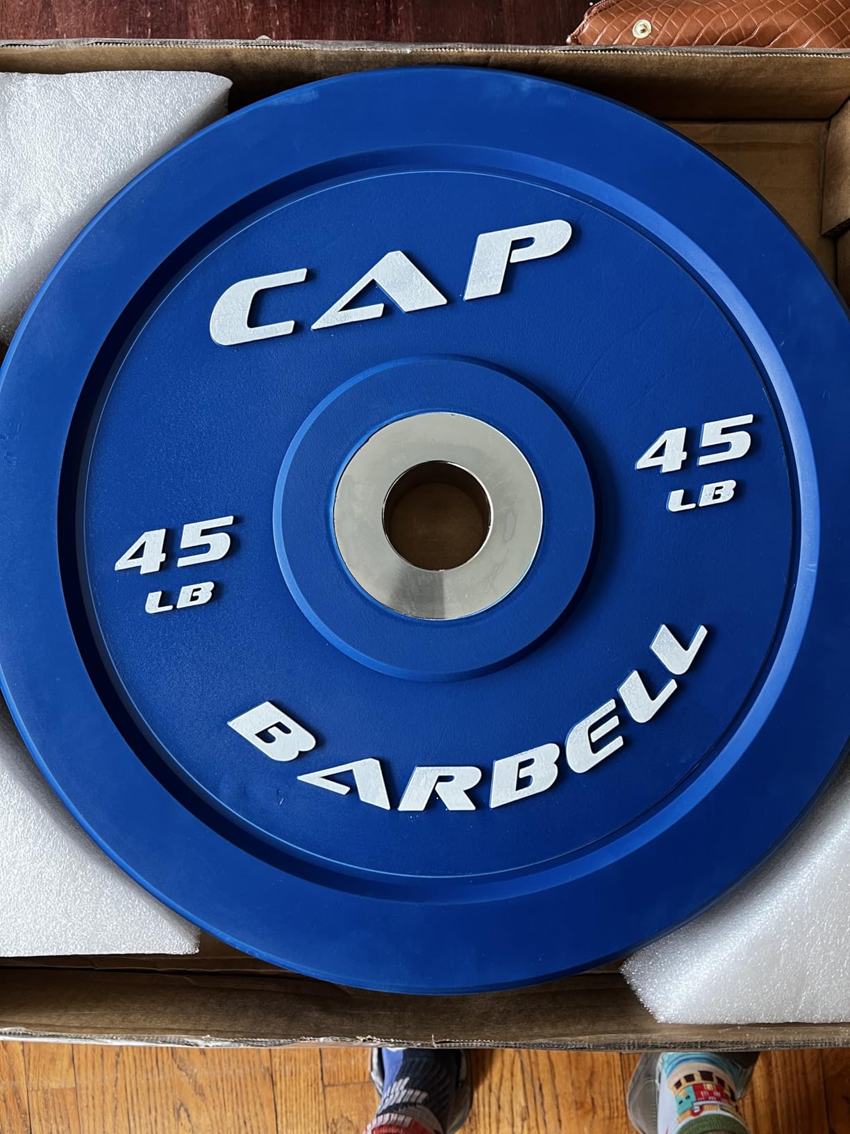 CAP Barbell Rubber Olympic Bumper Plate | Multiple Options/Colors customer photo 1
