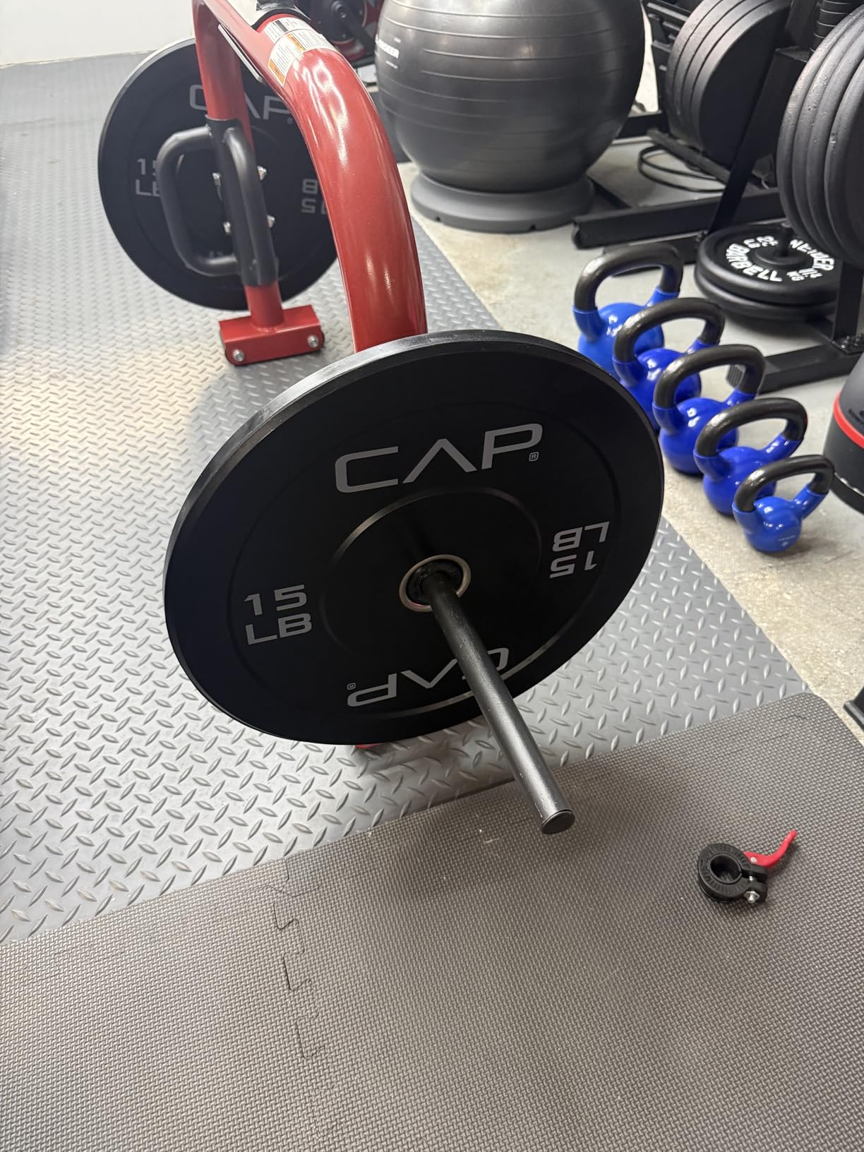 CAP Barbell Rubber Olympic Bumper Plate | Multiple Options/Colors customer photo 2