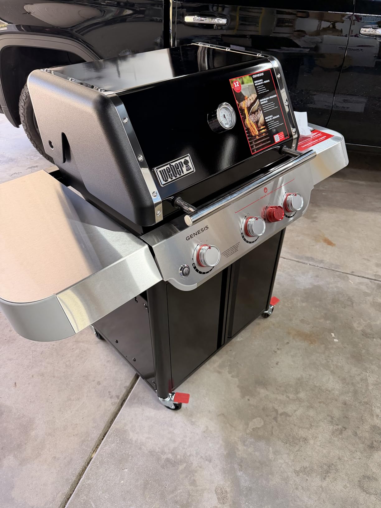 Weber® Genesis E-325 Gas Grill, Outdoor Cooking, Propane Grill, Black customer photo 1