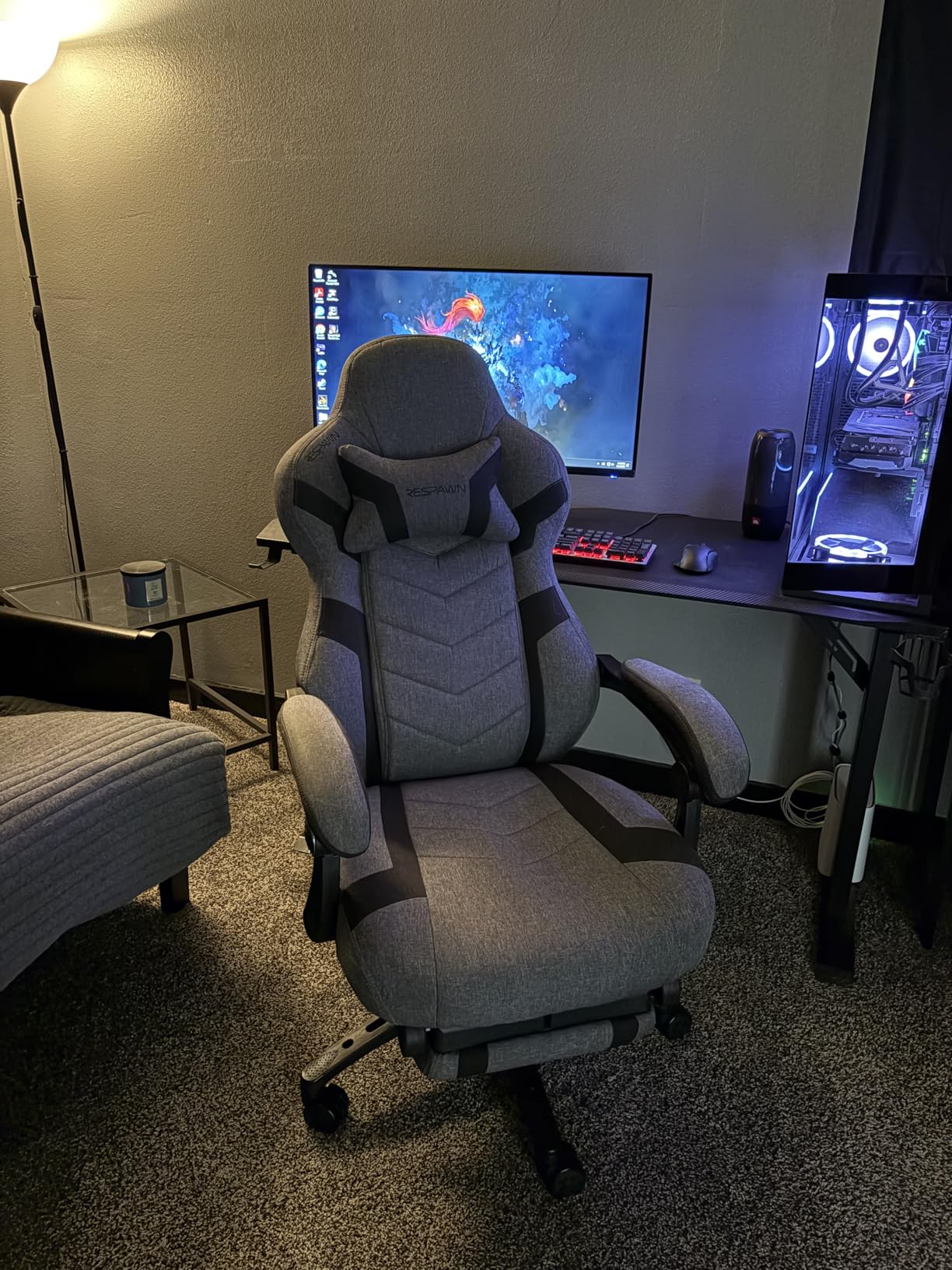 Respawn 110 Pro Ergonomic Gaming Chair with Footrest and Recline customer photo 2