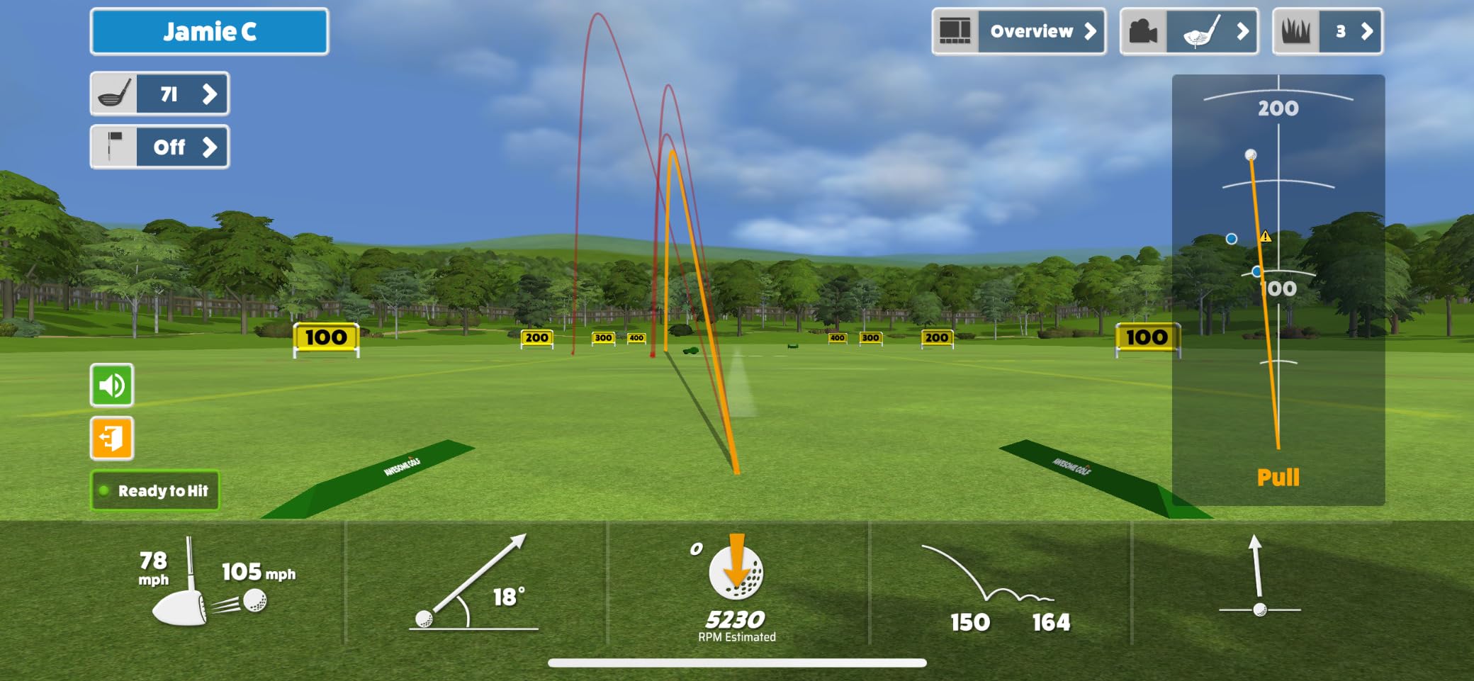 Rapsodo MLM2PRO Mobile Launch Monitor Golf Simulator | 3 ProV1 Balls | Swing Trainer & Shot Tracker for Home & Driving Range | Indoor & Outdoor Golf Training Aid | Dual Camera | 15 Metrics customer photo 2