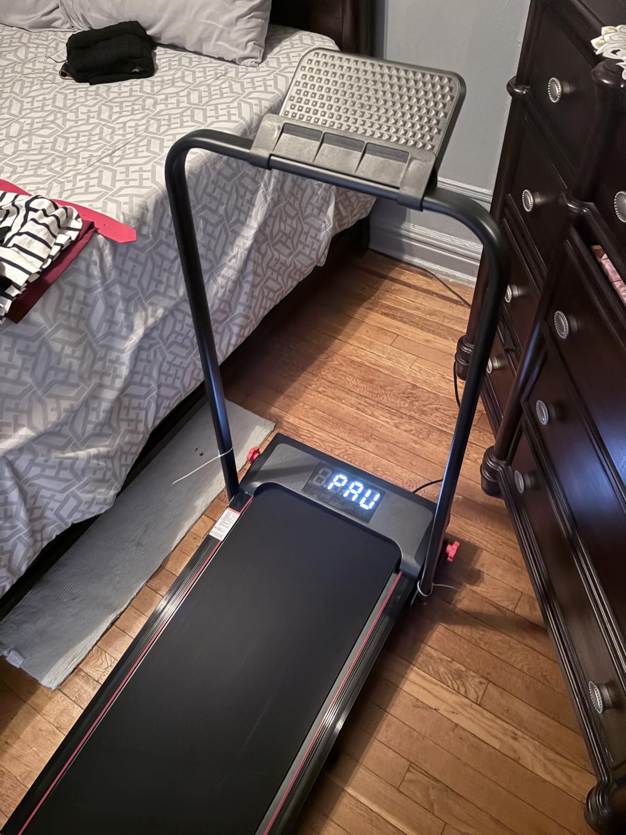 Walking Pad Treadmill with Incline 8% & Decline -1.5% 4 Level, Under Desk Treadmill for Home, 2.5HP Quiet BLDC EvoDrive Portable Walking Pad customer photo 2