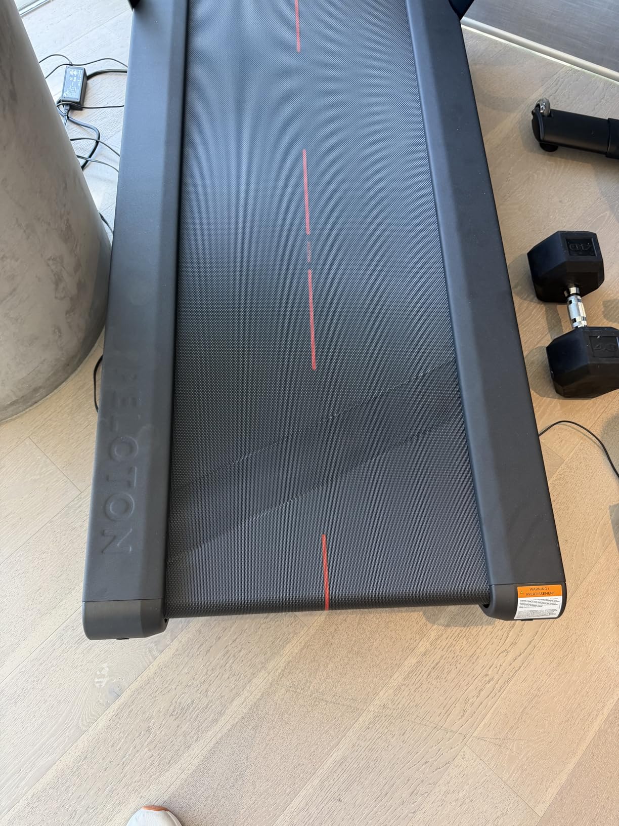 Peloton Cross Training Tread, Treadmill for Running, Walking, and Hiking with Manual or Auto-Incline Options and Immersive 24