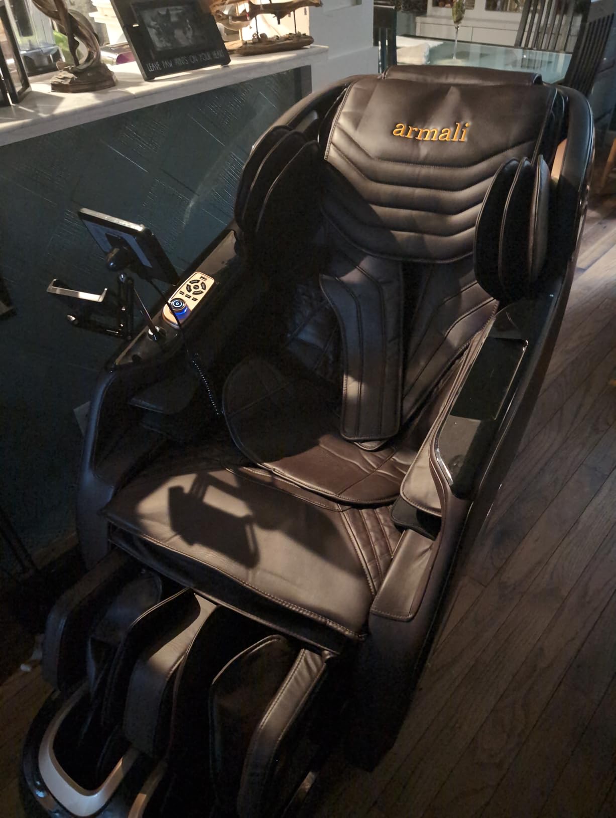 4D Massage Chairs Full Body,Zero Gravity SL-Track Shiatsu Massage Chair Recliner,Core Heating,20 Massage Techniques,Deep Yoga Stretch,Foot Rollers, Ai Voice,Touch Screen,Wireless Charging customer photo 1