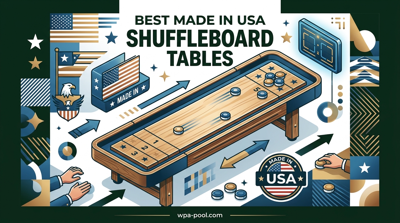 Best Made in USA Shuffleboard Tables