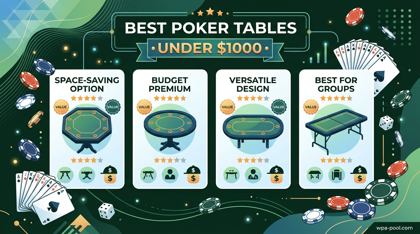 Best Poker Tables Under $1000