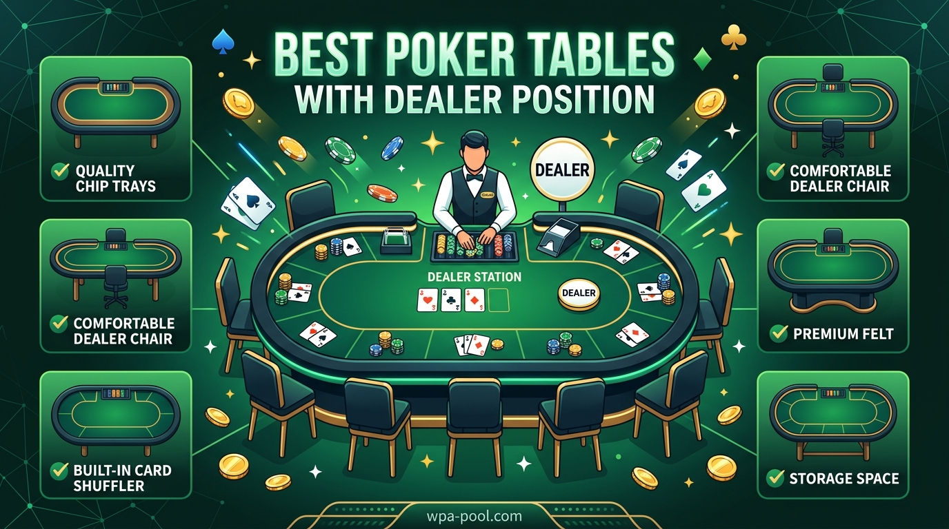 Best Poker Tables with Dealer Position
