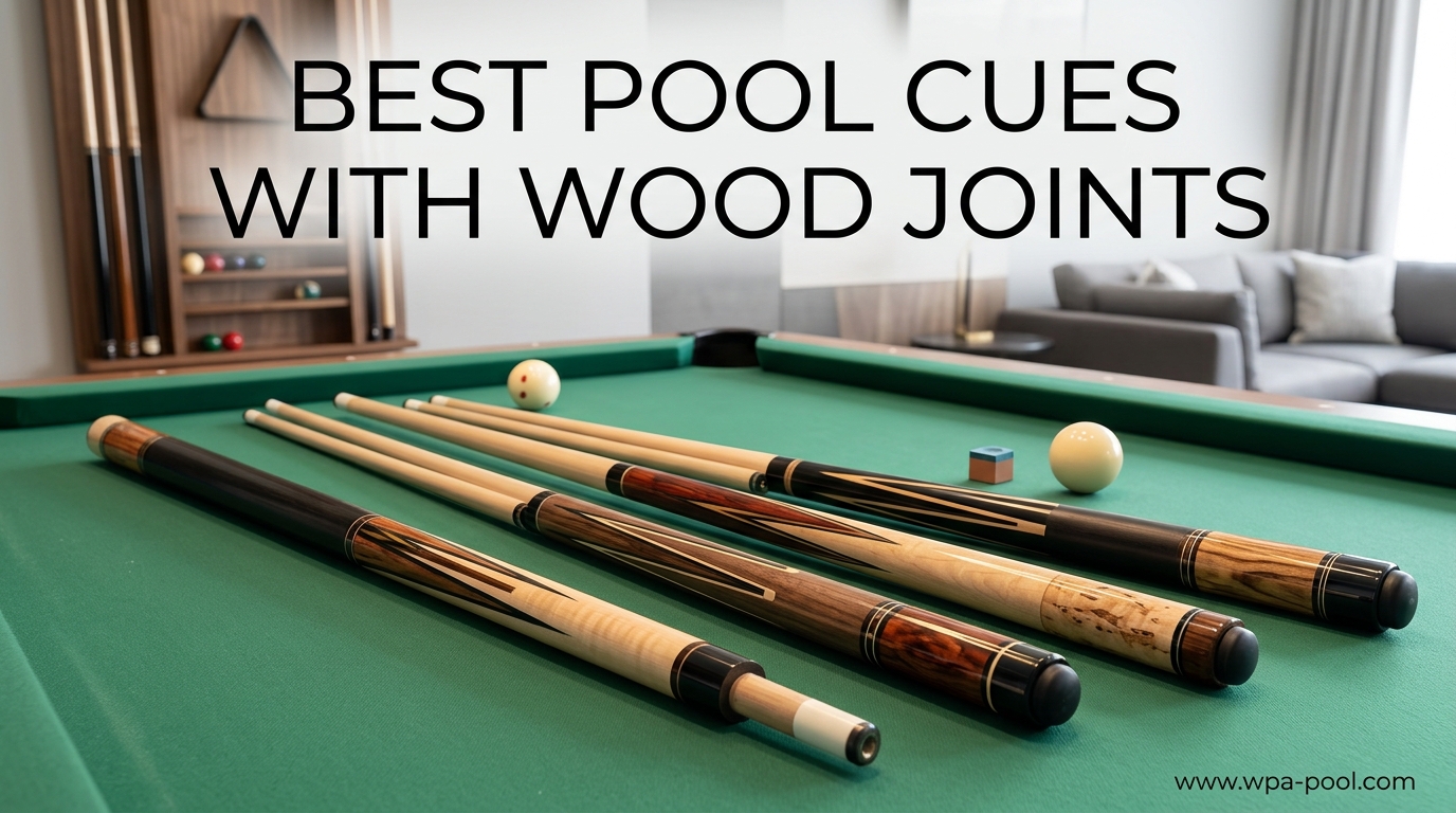 Best Pool Cues with Wood Joints