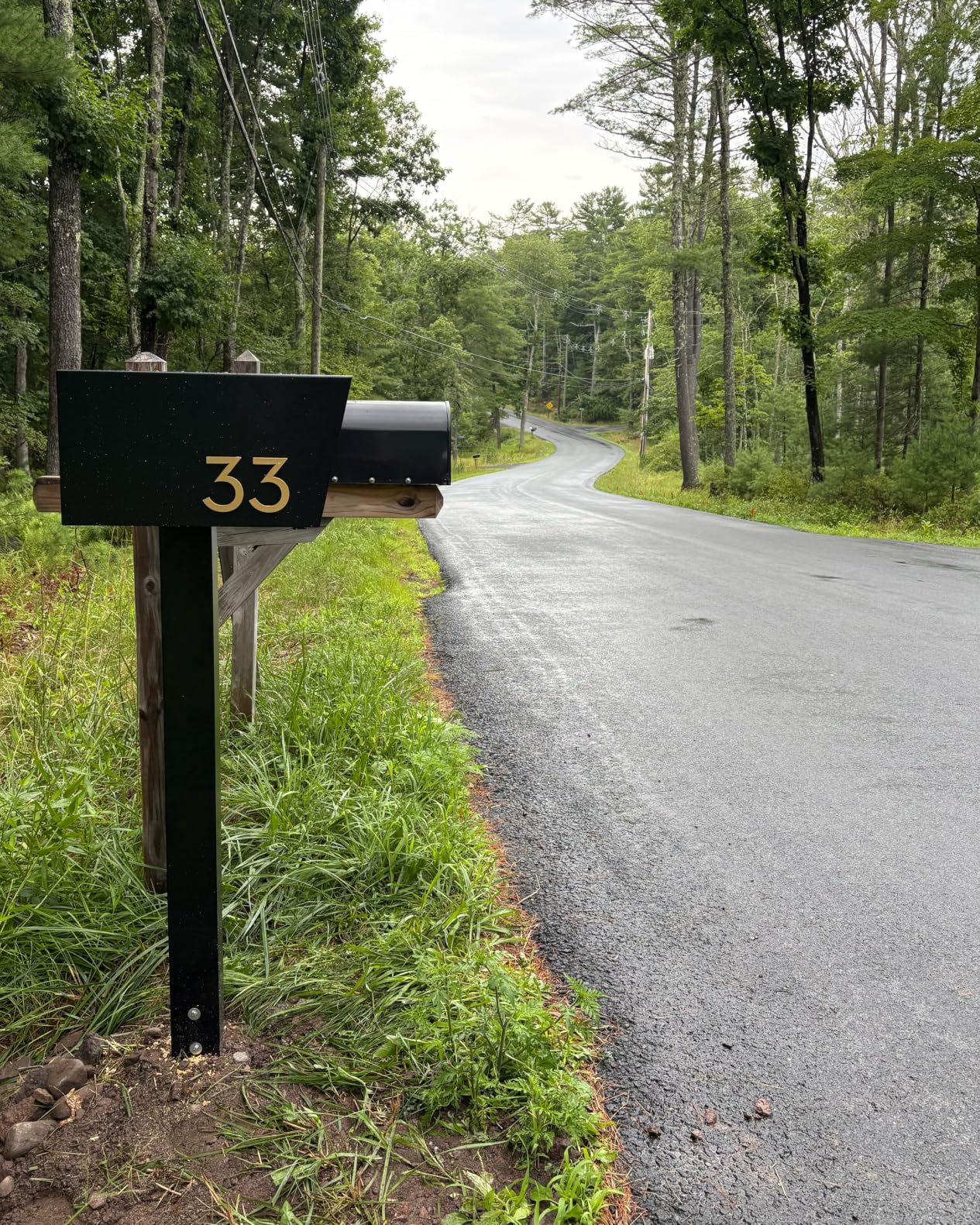 Mail Boss 7506 Mail Manager Curbside Locking Security Mailbox, Black,Large customer photo 1