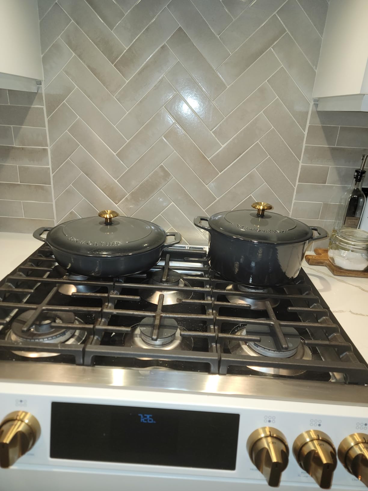Tramontina Bestow Enameled Cast Iron 6.5-Qt Round Dutch Oven Pot with Lid, Blue customer photo 1