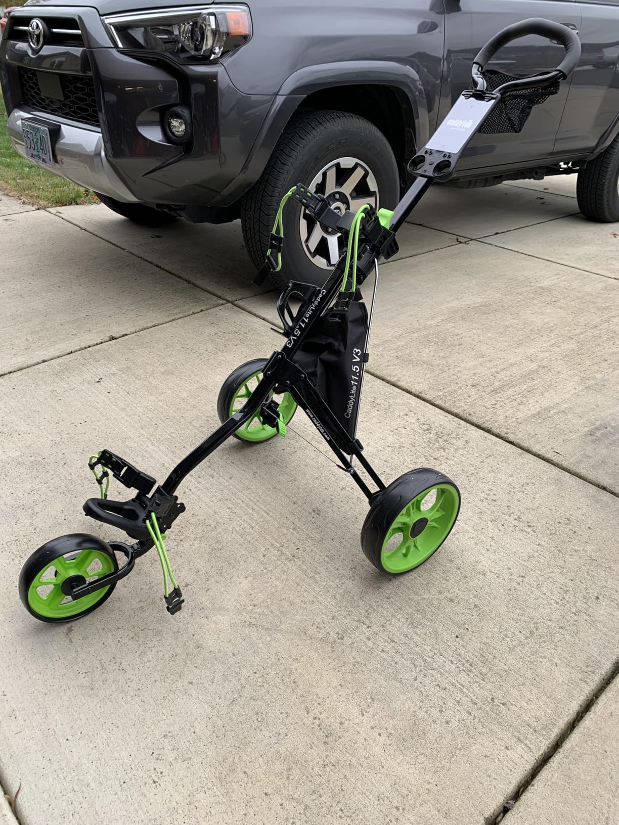 Caddytek CaddyLite 11.5 V3 Golf Push Cart customer photo 2