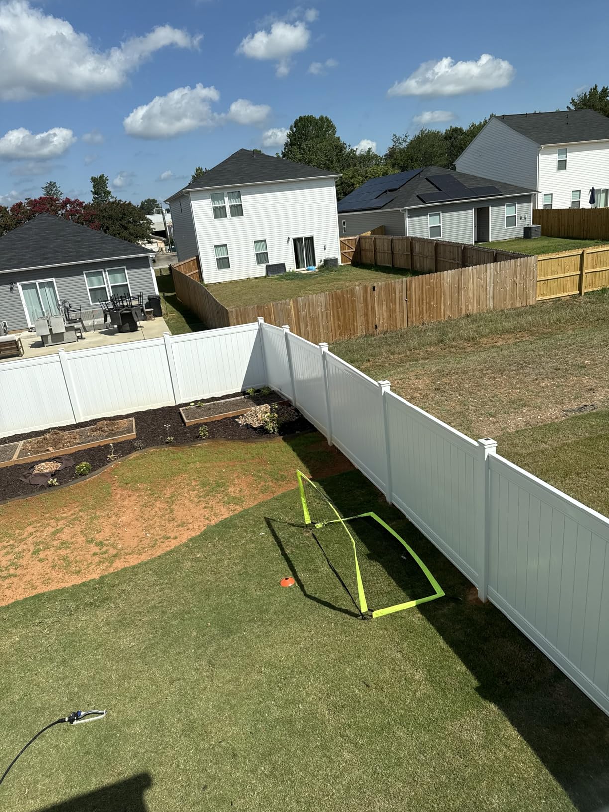 Franklin Sports Blackhawk Backyard Soccer Goal - Portable Pop Up Soccer Nets - Youth + Adult Folding Indoor + Outdoor Goals - Multiple Sizes + Colors customer photo 1