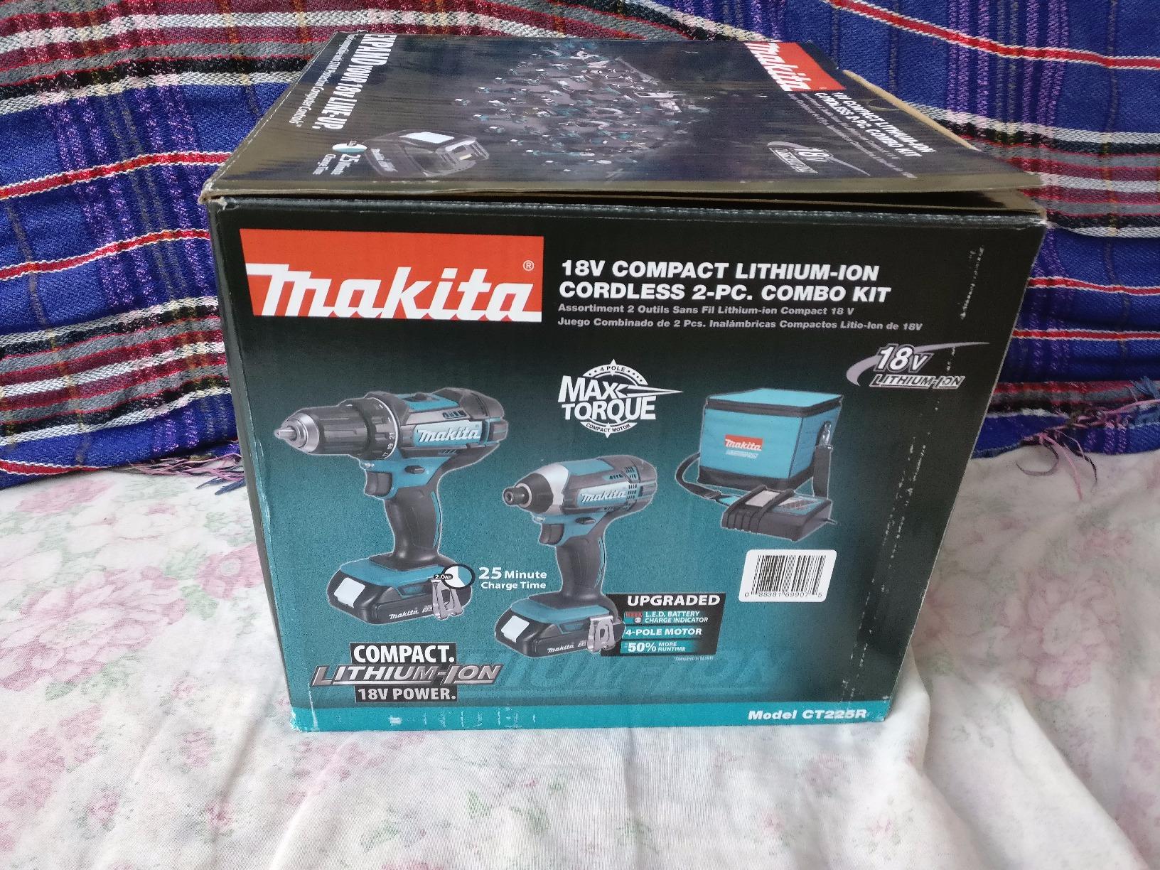 Makita CT225R 18V LXT Lithium-Ion Compact Cordless 2-Pc. Combo Kit (2.0Ah) customer photo 1