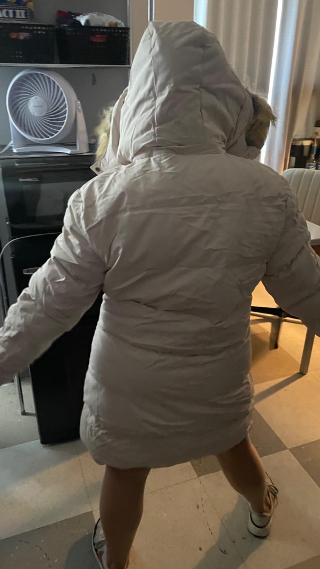 Women's Winter Thickened Long Puffer Coat Warm Parka Jacket customer photo 2