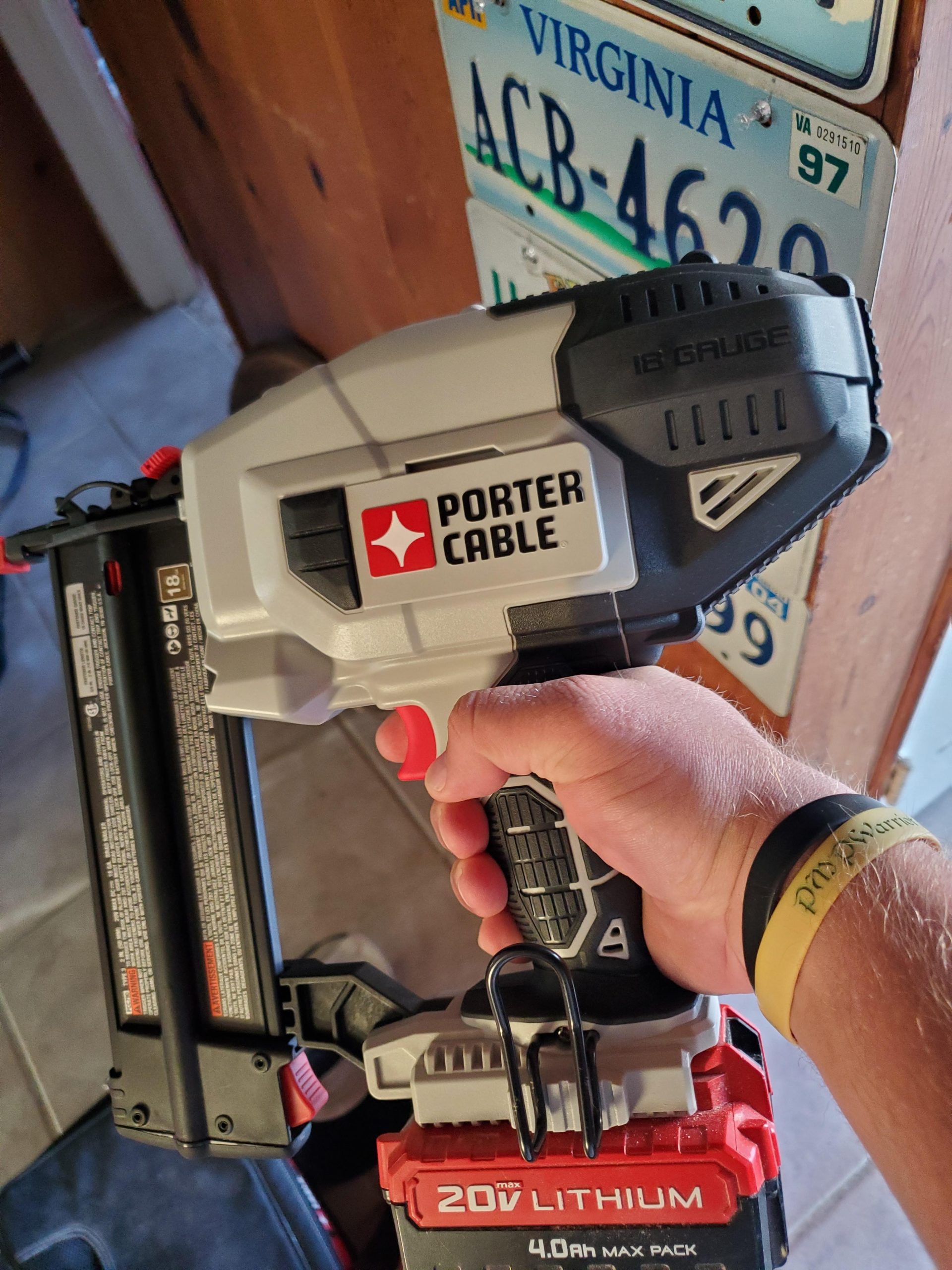 PORTER-CABLE PCC790B 20V MAX Lithium 18GA Brad Nailer Kit (Bare Tool Only) customer photo 1