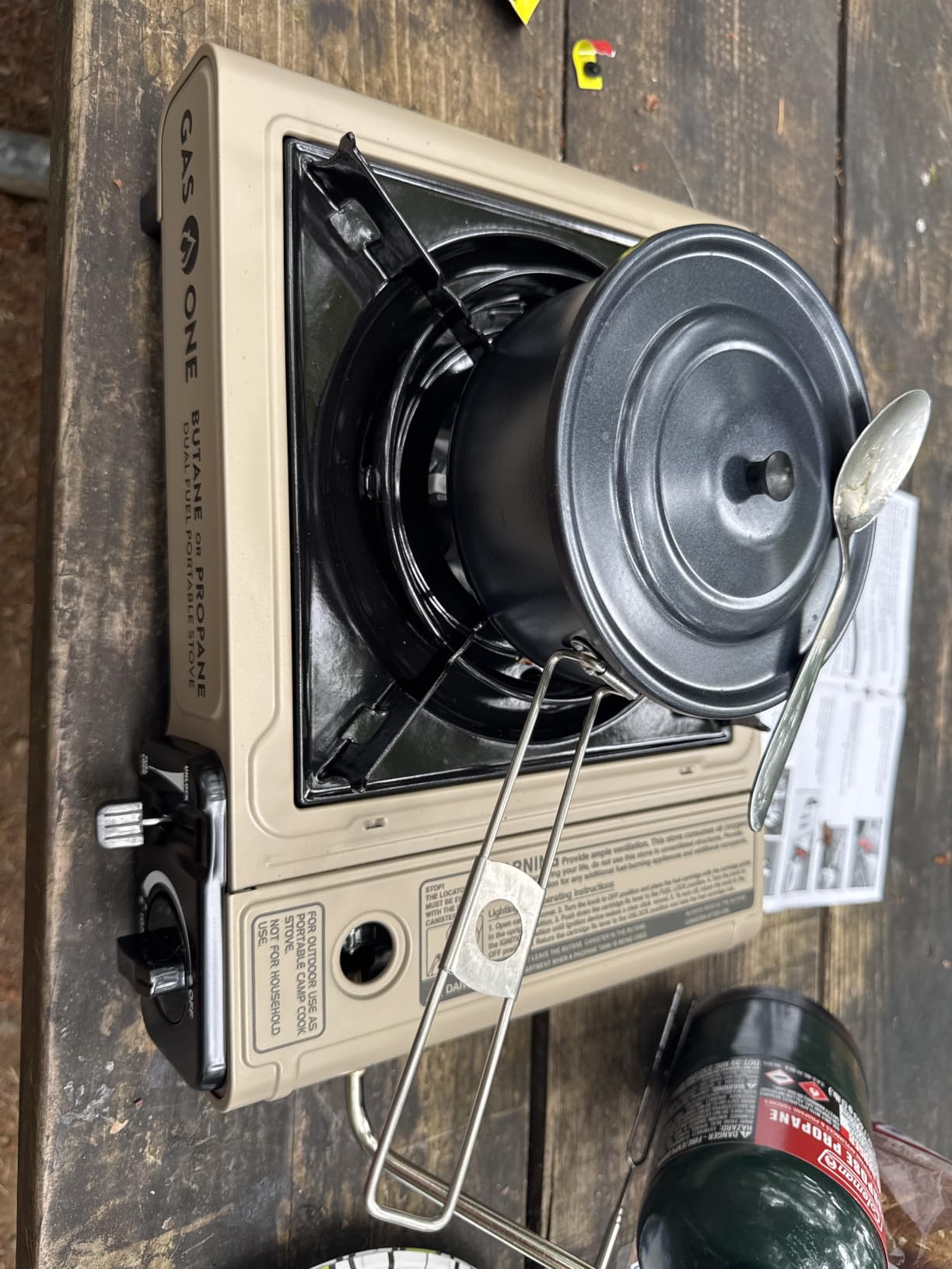 Gas One GS-3400P Propane or Butane Stove Dual Fuel Stove Portable Camping Stove customer photo 2