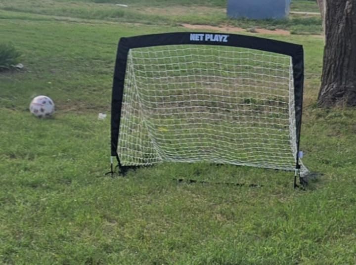NET Playz 4ftx3ft Easy Fold-Up Portable Training Soccer Goal, 36