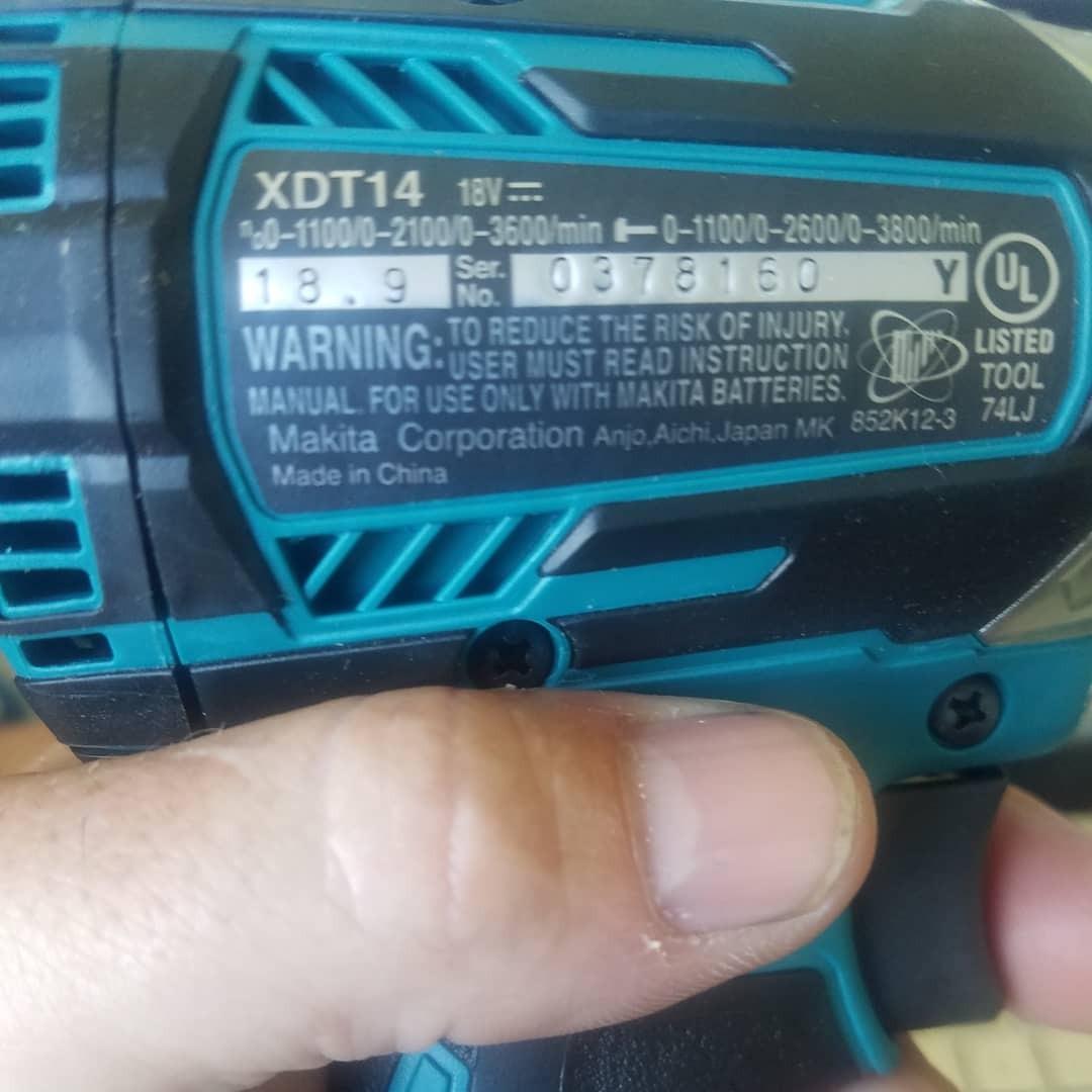 Makita XDT14Z 18V LXT Lithium-Ion Brushless Cordless Quick-Shift Mode 3-Speed Impact Driver, Tool Only customer photo 1
