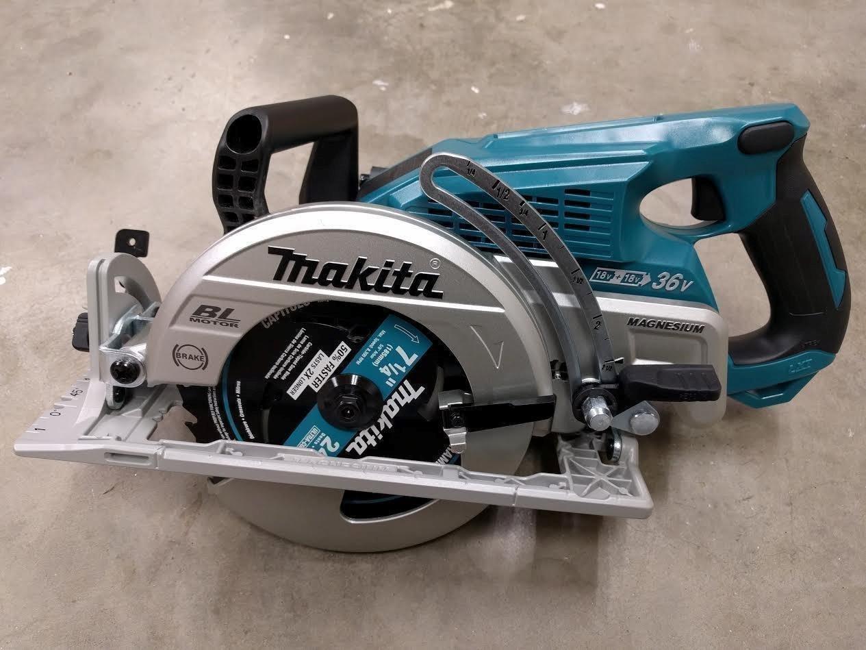 Makita XSR01Z 36V (18V X2) LXT Brushless Rear Handle 7-1/4 in. Circular Saw, Tool Only customer photo 2