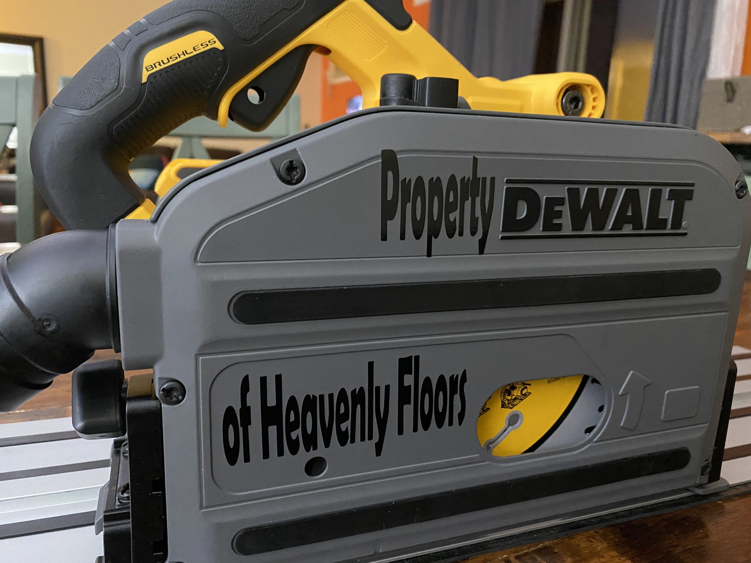 DEWALT 60V MAX* Circular Saw, 6-1/2-Inch, Cordless TrackSaw, Tool Only (DCS520B) customer photo 1