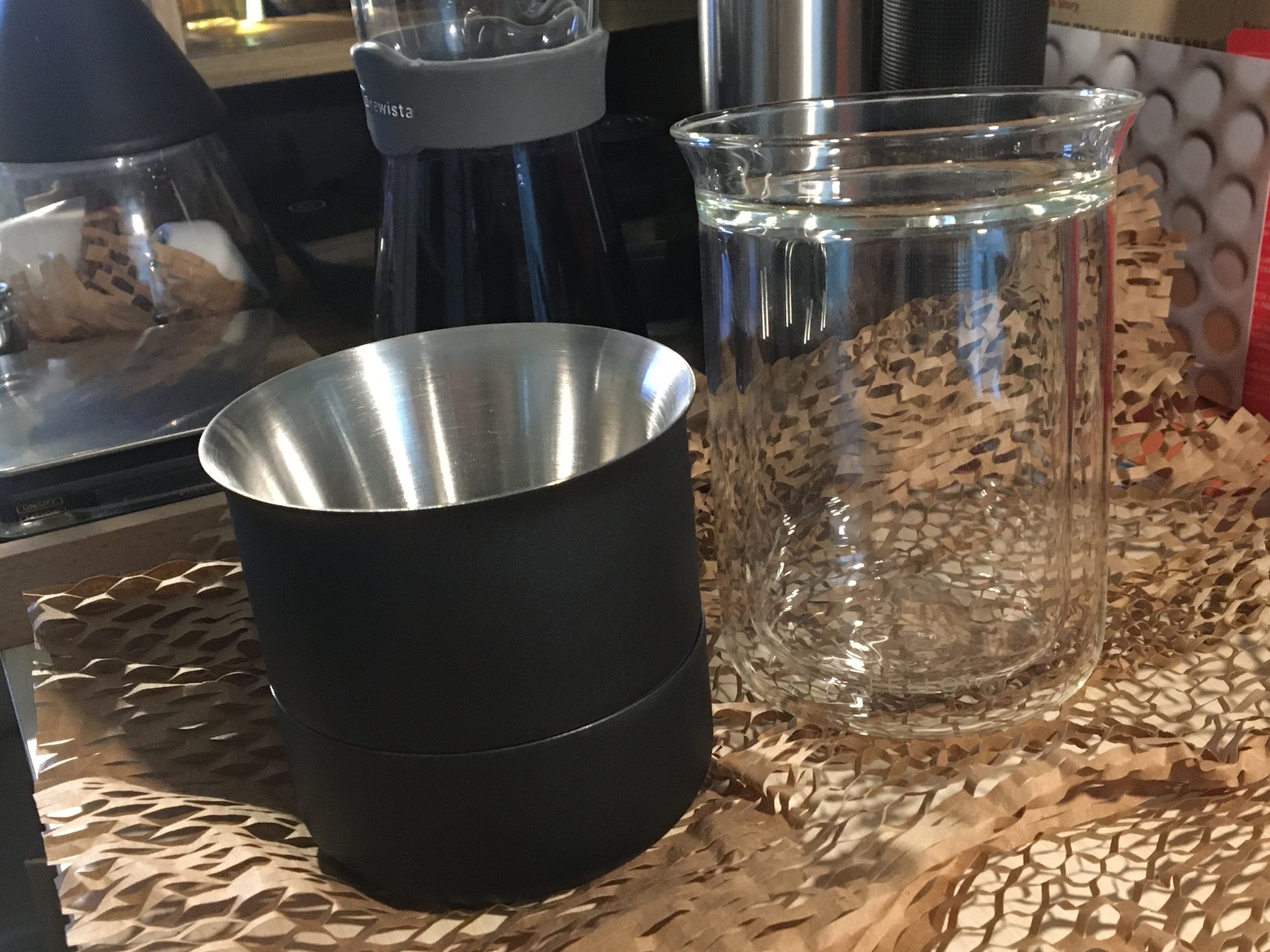 Fellow Stagg Pour-Over Dripper & Double Wall Glass Kit, Stainless Steel, 10 oz customer photo 2
