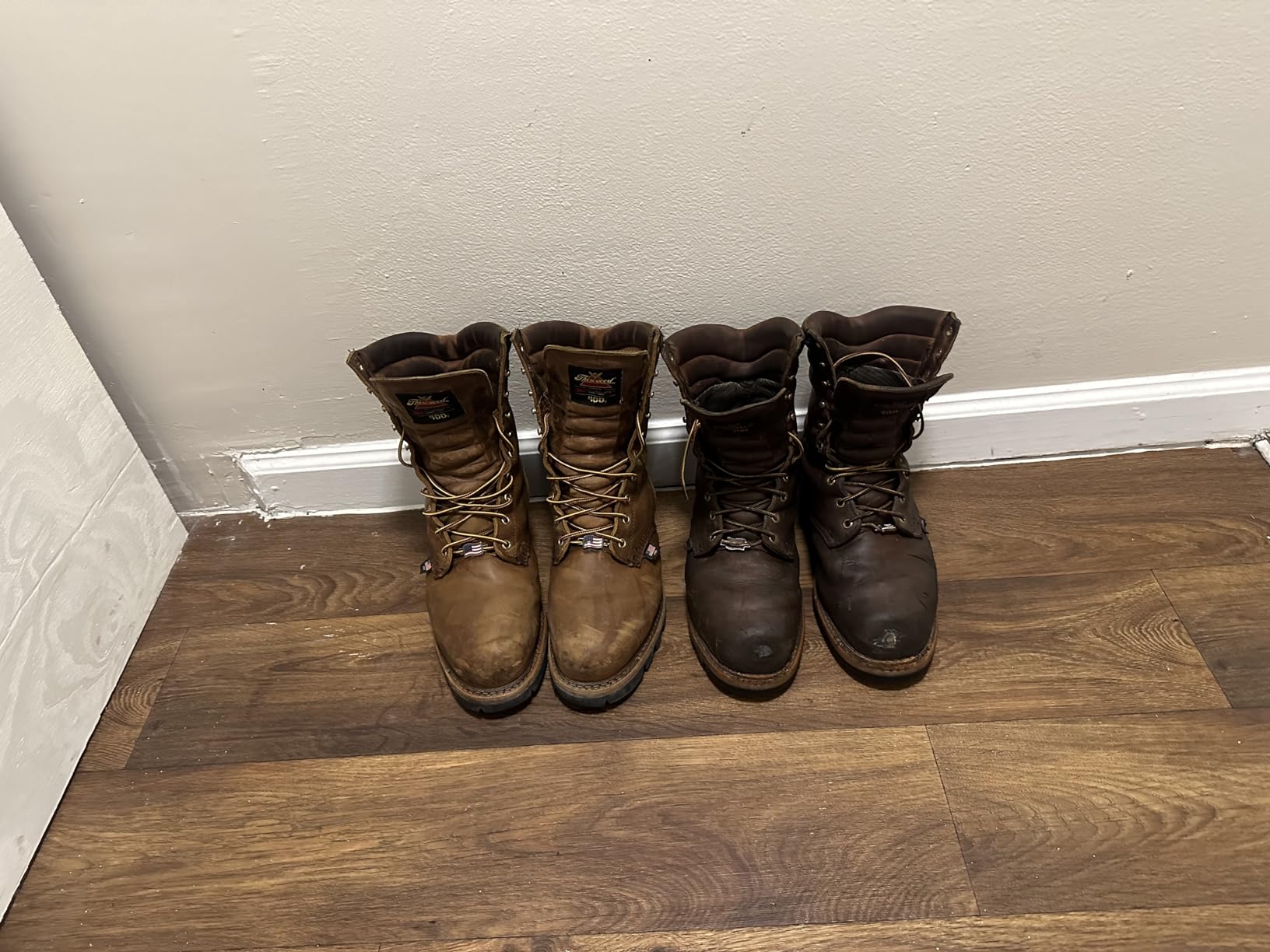 Thorogood Logger Series 9-Inch Waterproof Insulated Steel Toe Work Boots, 400g Thinsulate, Vibram Outsole customer photo 2