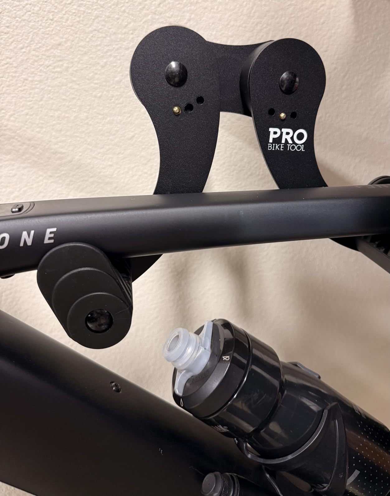 PRO BIKE TOOL Bike Rack for Garage Wall Mount - Horizontal Bike Storage | Fits Road, Mountain & Hybrid Bikes, Adjustable Arms, Rubber Cradles, Space-Saving Design customer photo 2