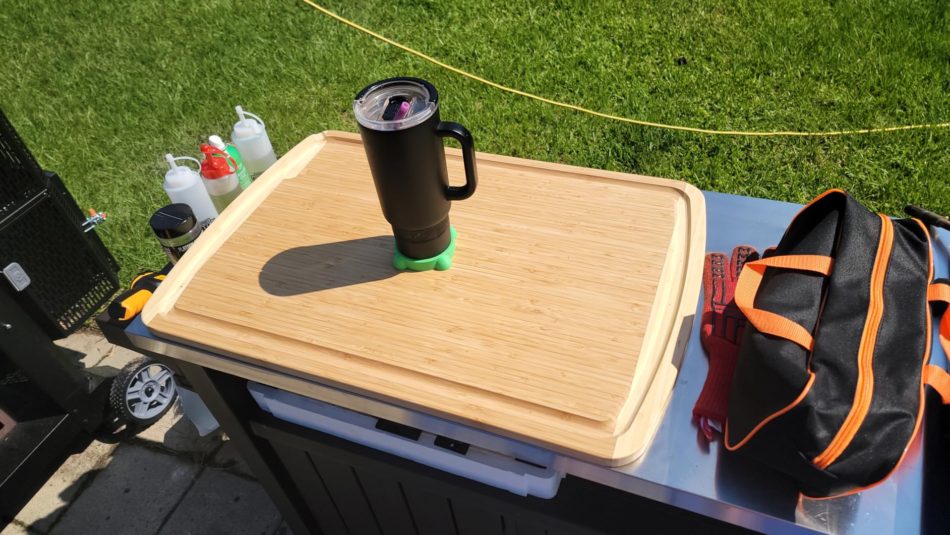 Greener Chef 30 x 20 Organic Extra Large Cutting Board with Lifetime Replacements - Wood Bamboo Chopping Board - Wooden Butcher Block Cutting Board for Carving Turkey, Grilling Brisket and BBQ customer photo 1