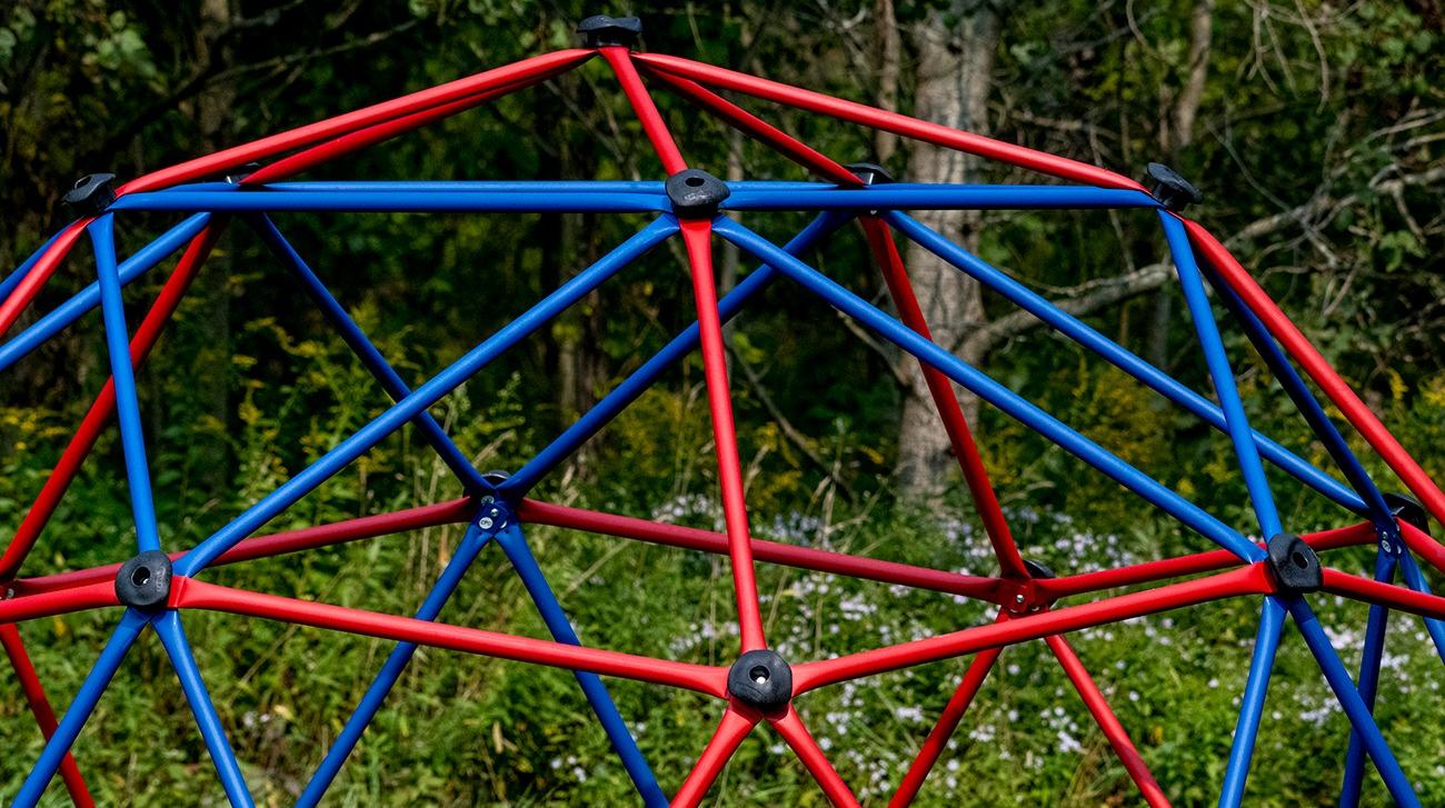Lifetime 90951 Geometric Dome Climber Jungle Gym, 5.5' High x 11' Wide, Mantis Green & Bronze, 66-Inch customer photo 2