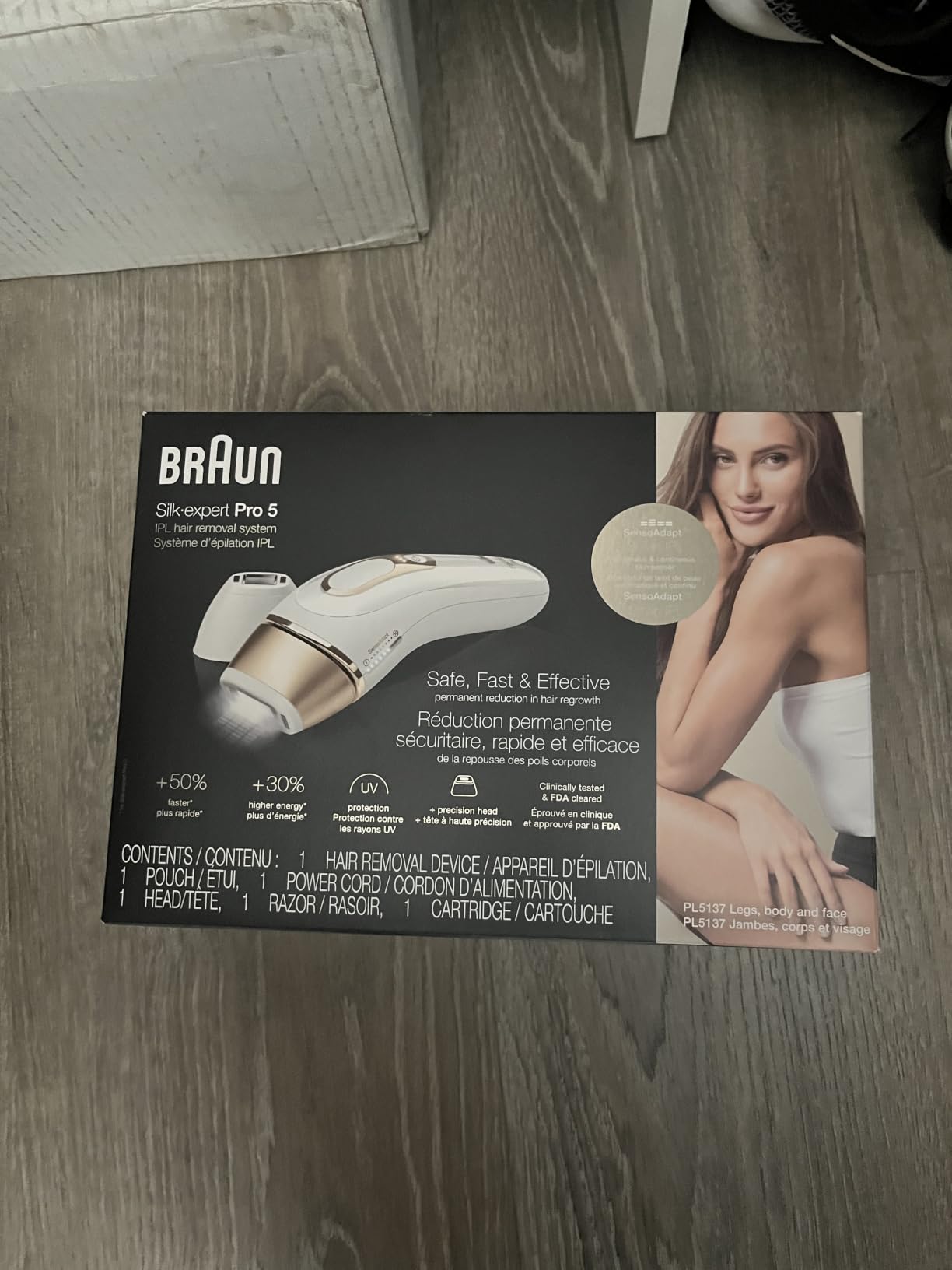 Braun IPL Silk Expert Pro 5, IPL Hair Removal for Women and Men, Permanent Laser Hair Reduction At-Home, 2 Heads, Pouch, IPL5137 customer photo 1