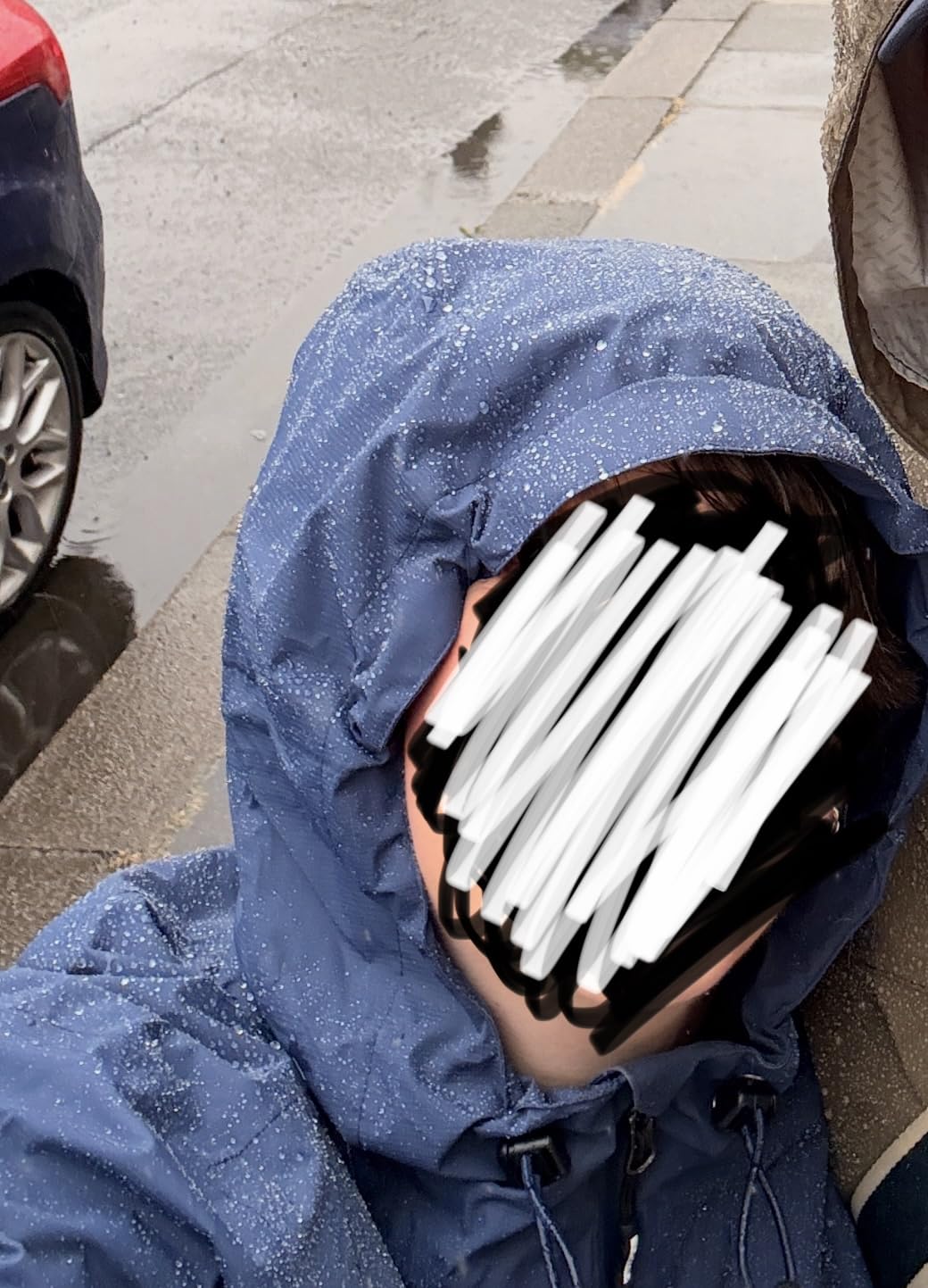 Packable Rain Jacket Women Waterproof Raincoat with Hood customer photo 1