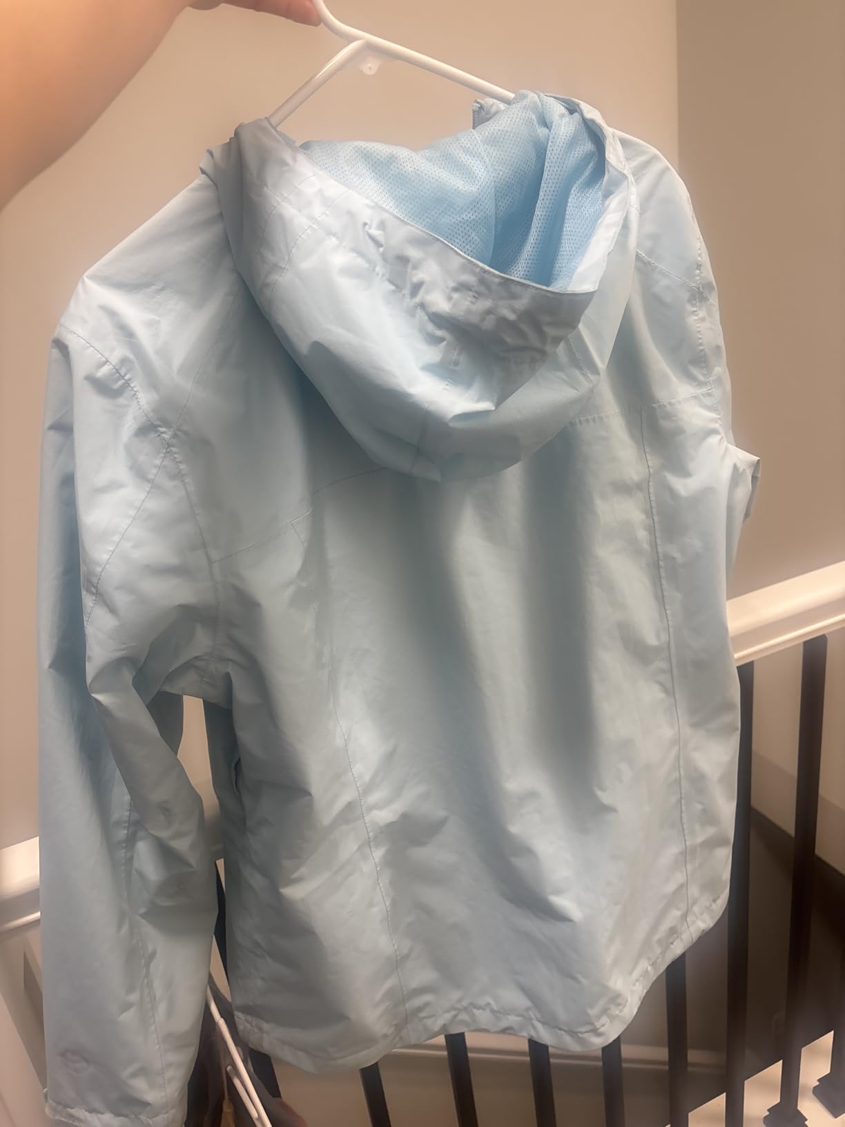 Packable Rain Jacket Women Waterproof Raincoat with Hood customer photo 2