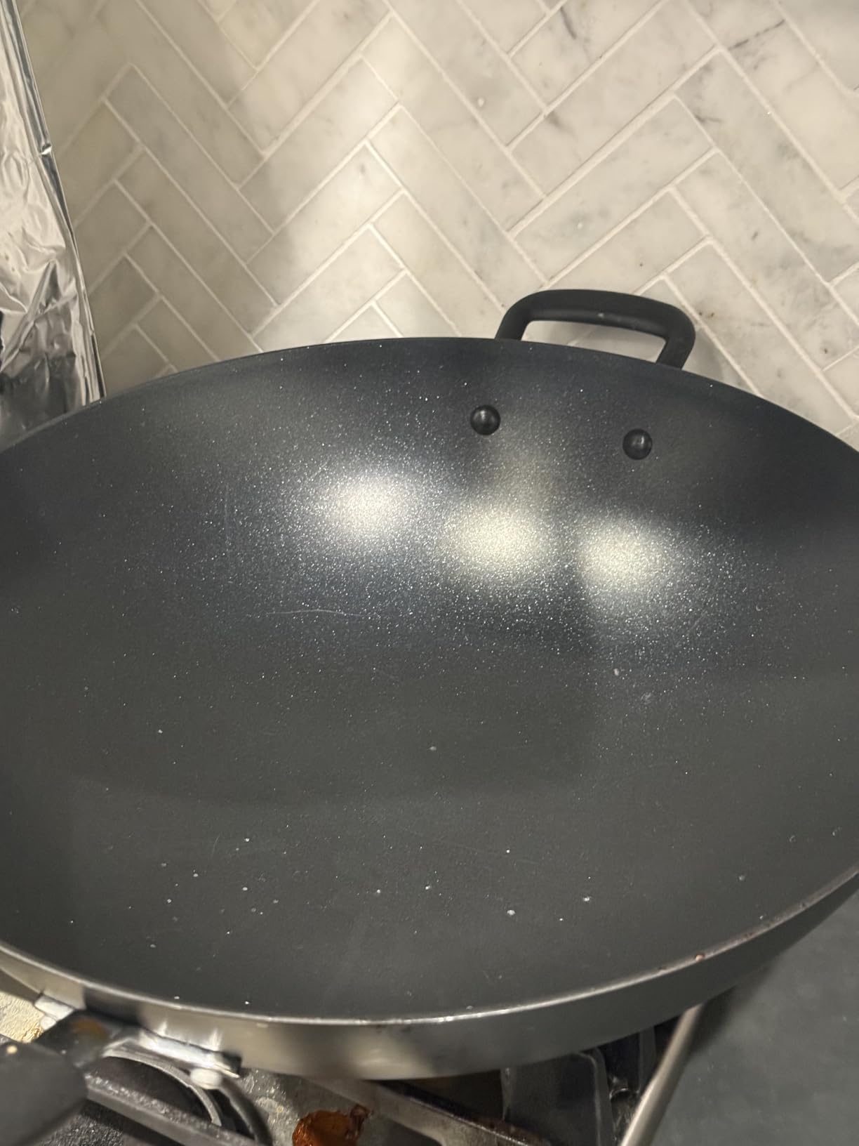 T-Fal Ultimate Hard Anodized Nonstick Wok 14 Inch, Oven Broiler Safe 350F, Non Stick Stir-Fry Pan, Cookware, Pots and Pans, Kitchen, Versatile Deep Frying, Saute, Braise, Stew, Dishwasher Safe, Onyx customer photo 1