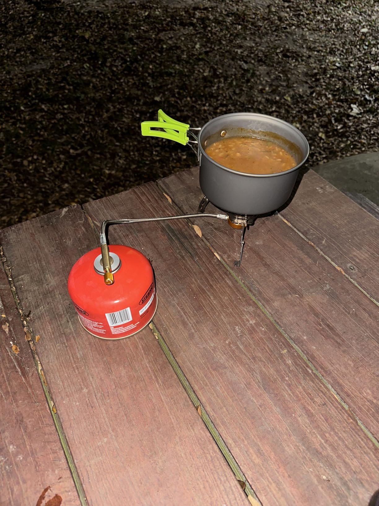 Odoland 3500W/6800W Windproof Camp Stove Camping Gas Stove with Fuel Canister Adapter, Piezo Ignition, Carry Case customer photo 1