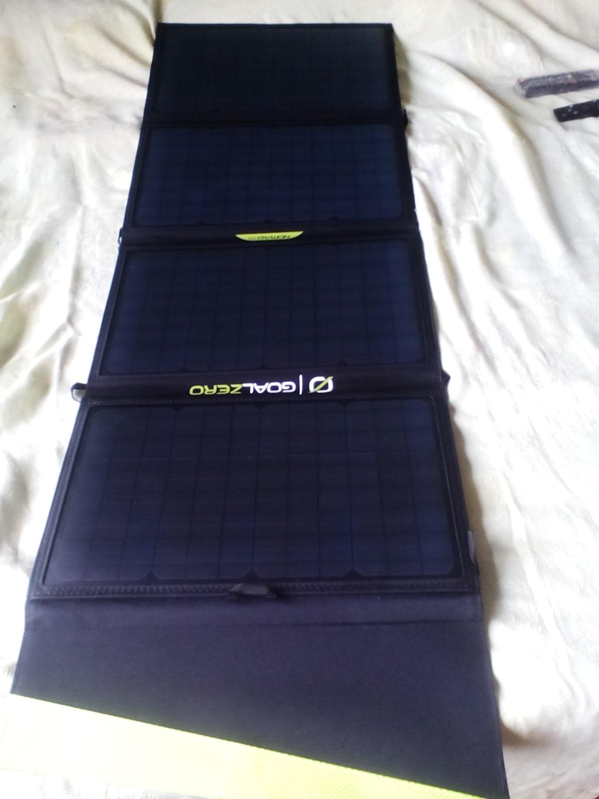 Goal Zero Nomad 50, Foldable Monocrystalline 50 Watt Solar Panel with 8mm + USB Port, Portable Charger for Yeti Power Generator and Banks customer photo 2