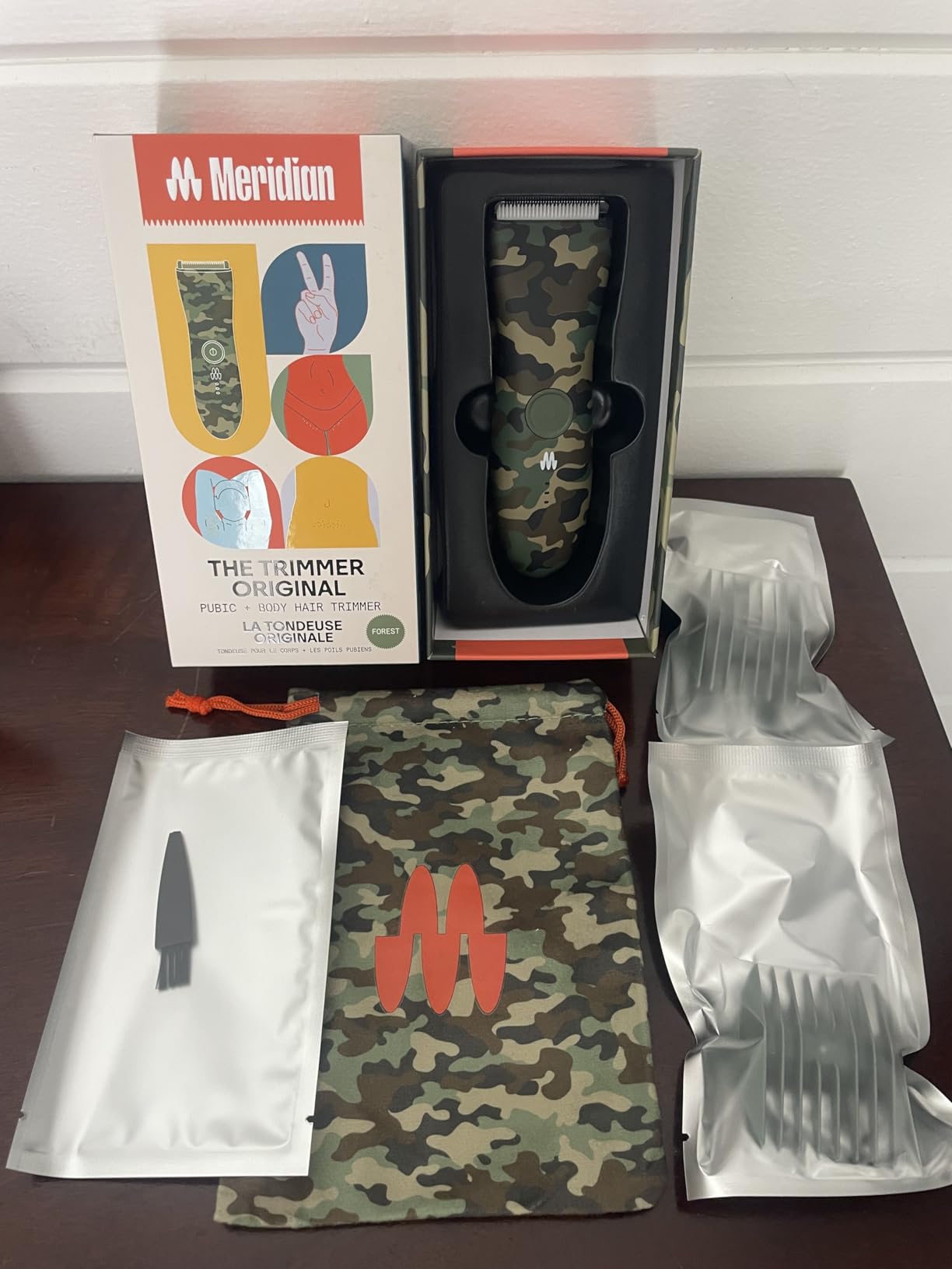MERIDIAN The Trimmer Original - Body Hair Trimmer for Men & Women, Rechargeable and Waterproof Shaver with 2 Guide Combs customer photo 1