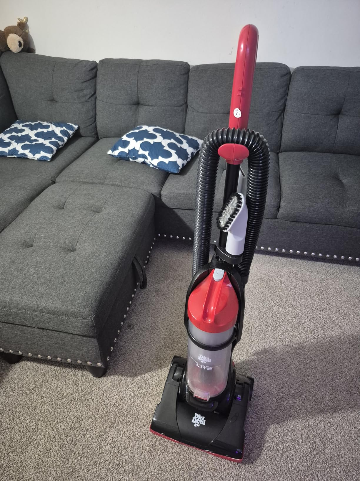 Dirt Devil Endura Lite Upright Bagless Vacuum Cleaner for Carpet and Hard Floor, Powerful, Lightweight, Corded Vacuum Cleaners for Home Use customer photo 1