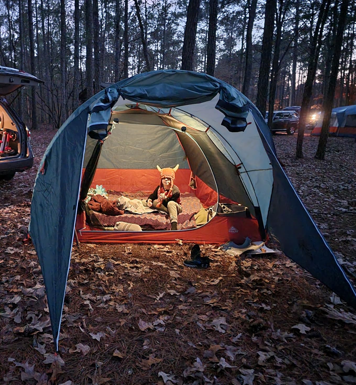 Kelty 4/6 Person Freestanding Rumpus Tent for Camping, Car Camping, Festivals and Family with Extra Large Vestibule customer photo 2