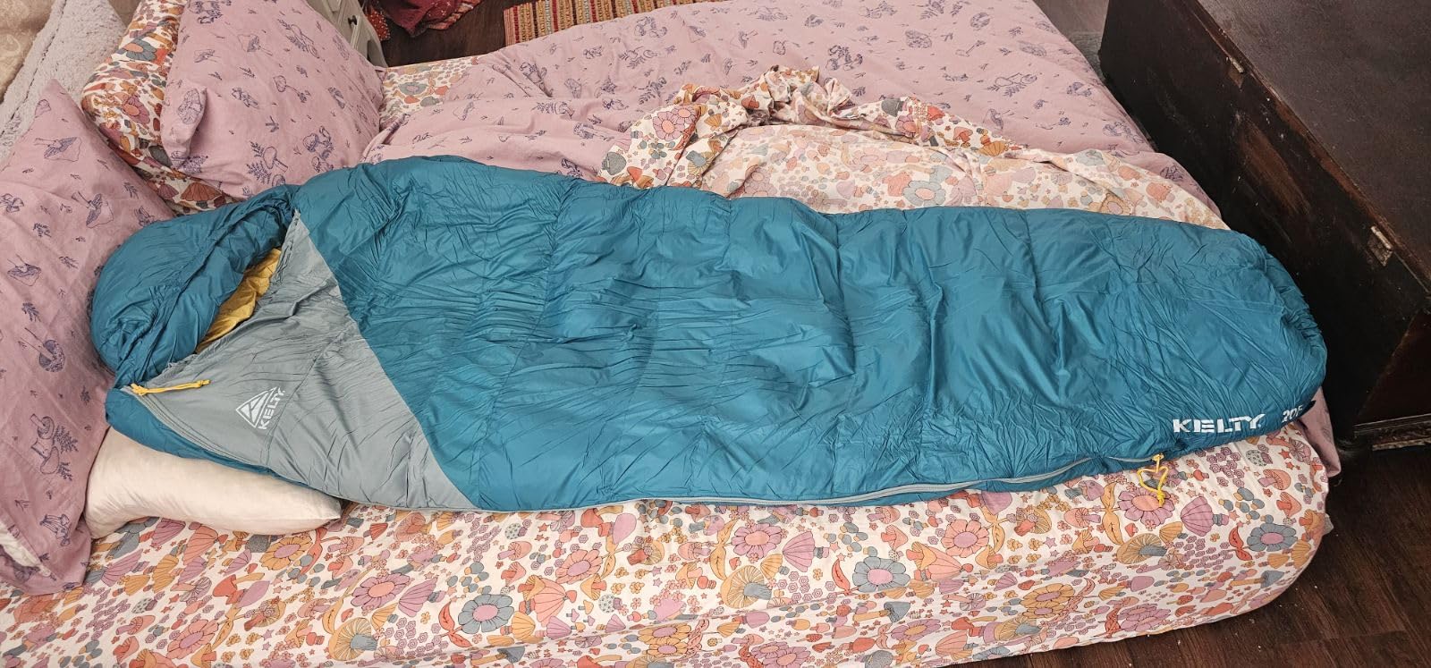 Kelty Cosmic 20 Down Mummy Sleeping Bag for Backpacking, Campers, 550 Fill Power, Recycled Fabrics with PFAS-Free DWR, Designed in Sunny Colorado customer photo 1