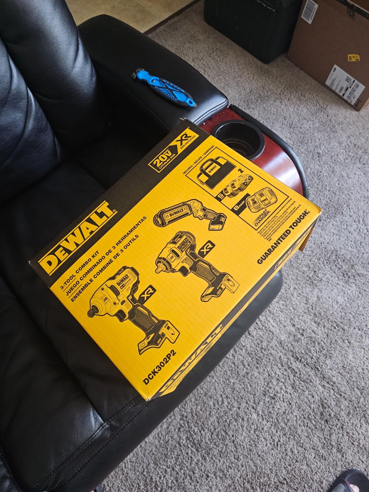 DEWALT DCK302P2 20V MAX* XR 3-Tool Automotive Combo Kit customer photo 1